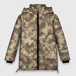 Куртка зимняя женская Хаки, цвет: 3D-черный