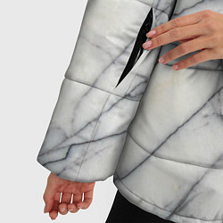 Куртка зимняя женская Мрамор, цвет: 3D-черный — фото 2