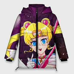 Куртка зимняя женская Sailor Moon, цвет: 3D-черный