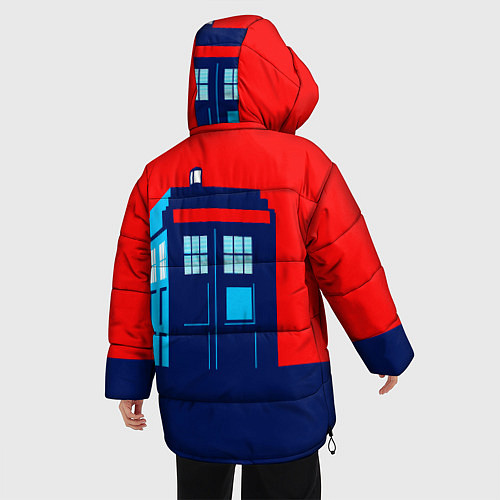 Женская зимняя куртка IN TARDIS WE TRUST / 3D-Черный – фото 4
