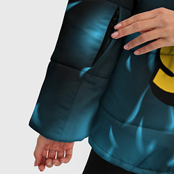 Куртка зимняя женская Leon Messi Brawl Stars, цвет: 3D-красный — фото 2