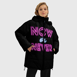 Куртка зимняя женская Сейчас или никогда, цвет: 3D-черный — фото 2