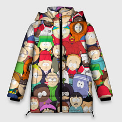 Женская зимняя куртка South Park персонажи