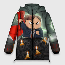 Куртка зимняя женская Eric Cartman, цвет: 3D-черный