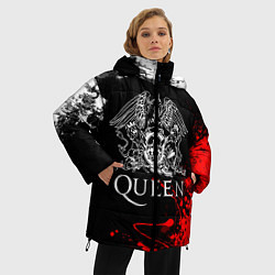 Куртка зимняя женская QUEEN, цвет: 3D-красный — фото 2