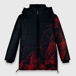Куртка зимняя женская RED STRIPES, цвет: 3D-черный