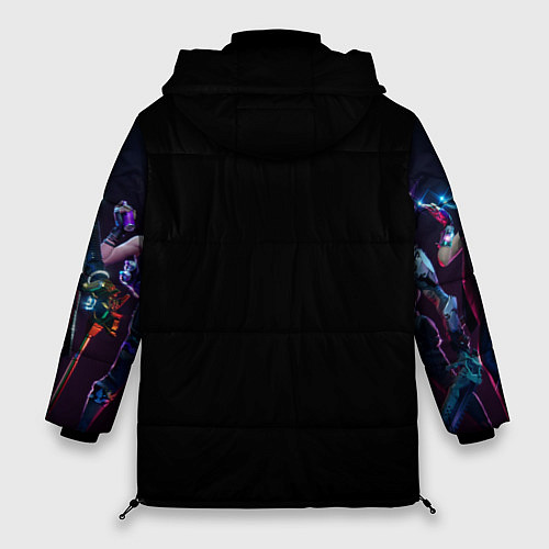 Женская зимняя куртка FORTNITE / 3D-Светло-серый – фото 2