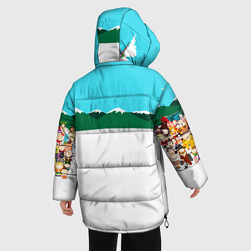 Женская зимняя куртка South Park / 3D-Черный – фото 4