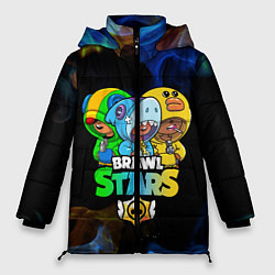 Куртка зимняя женская Brawl Stars Leon Trio, цвет: 3D-черный