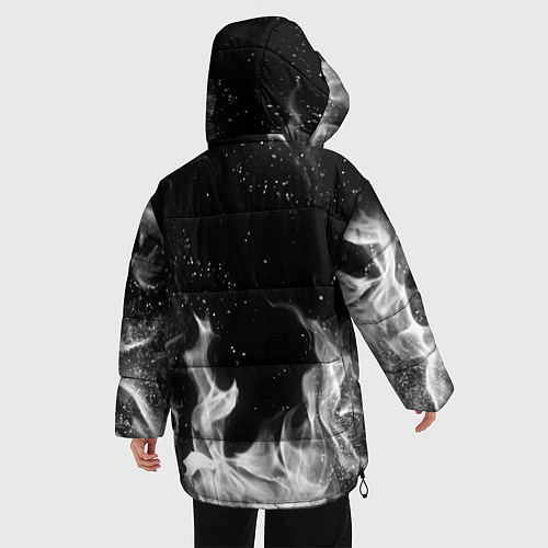 Женская зимняя куртка SLIPKNOT / 3D-Черный – фото 4