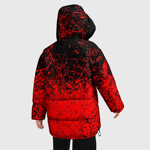 Женская зимняя куртка SLIPKNOT / 3D-Черный – фото 4