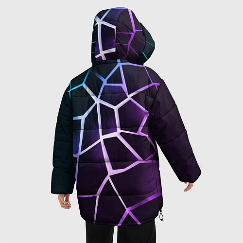 Женская зимняя куртка BRAWL STARS LEON / 3D-Черный – фото 4