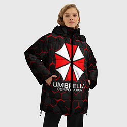 Куртка зимняя женская UMBRELLA CORP, цвет: 3D-красный — фото 2