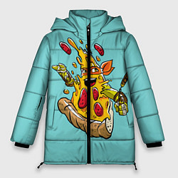 Куртка зимняя женская PIZZA TIME, цвет: 3D-черный