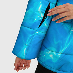 Куртка зимняя женская Вода, цвет: 3D-черный — фото 2