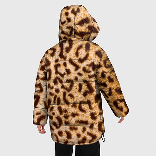 Женская зимняя куртка Леопард / 3D-Черный – фото 4