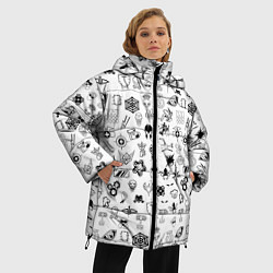 Куртка зимняя женская RAINBOW SIX SIEGE, цвет: 3D-черный — фото 2