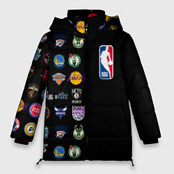 Куртка зимняя женская NBA Team Logos 2, цвет: 3D-красный