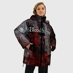 Куртка зимняя женская Bloodborne, цвет: 3D-светло-серый — фото 2