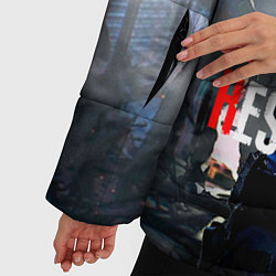 Куртка зимняя женская RESIDENT EVIL 3, цвет: 3D-черный — фото 2