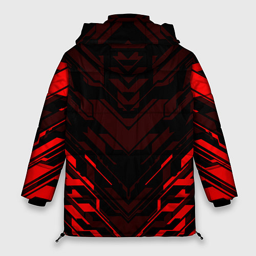 Женская зимняя куртка MASS EFFECT N7 / 3D-Красный – фото 2