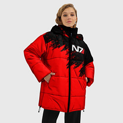 Куртка зимняя женская MASS EFFECT N7, цвет: 3D-черный — фото 2