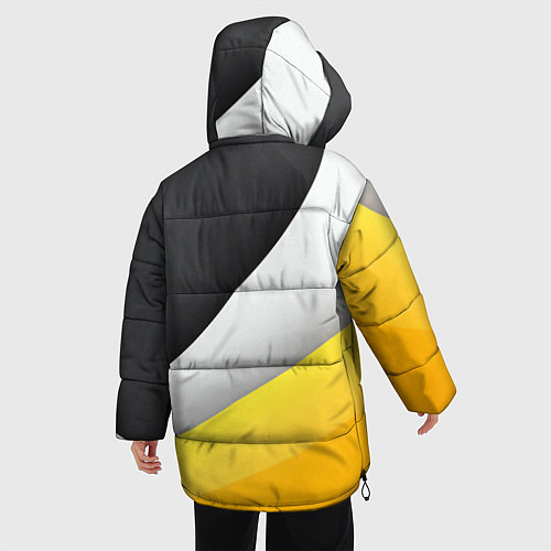 Женская зимняя куртка CHEVROLET / 3D-Черный – фото 4