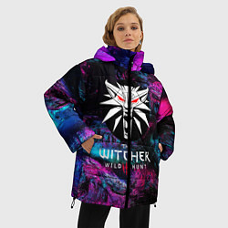 Куртка зимняя женская The Witcher 3, цвет: 3D-светло-серый — фото 2