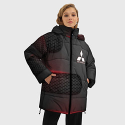 Куртка зимняя женская Mitsubishi, цвет: 3D-черный — фото 2