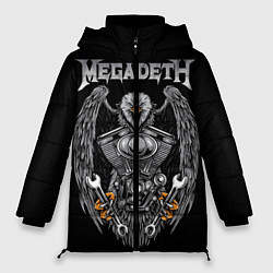 Куртка зимняя женская Megadeth, цвет: 3D-черный