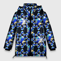 Куртка зимняя женская Бриллианты, цвет: 3D-черный