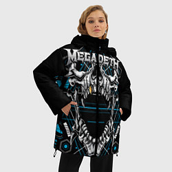 Куртка зимняя женская Megadeth, цвет: 3D-красный — фото 2