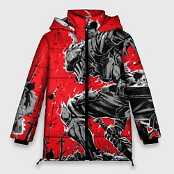 Куртка зимняя женская УБИЙЦА ГОБЛИНОВ, цвет: 3D-светло-серый
