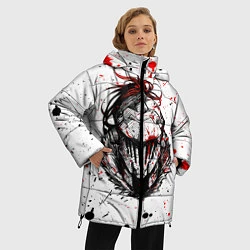 Куртка зимняя женская УБИЙЦА ГОБЛИНОВ, цвет: 3D-красный — фото 2