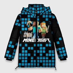 Куртка зимняя женская Minecraft, цвет: 3D-красный