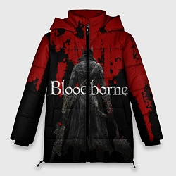 Куртка зимняя женская Bloodborne, цвет: 3D-черный