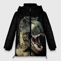 Куртка зимняя женская Динозавр T-Rex, цвет: 3D-светло-серый