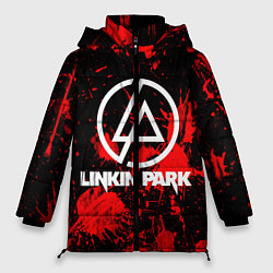 Куртка зимняя женская Linkin Park, цвет: 3D-красный