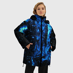 Куртка зимняя женская Туманность Вуаль, цвет: 3D-черный — фото 2