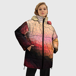 Куртка зимняя женская Пикси кожа, цвет: 3D-черный — фото 2