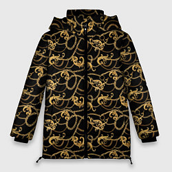 Куртка зимняя женская Versace, цвет: 3D-черный