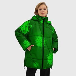 Куртка зимняя женская CORONA-19, цвет: 3D-черный — фото 2