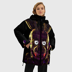 Куртка зимняя женская FNAF 2, цвет: 3D-черный — фото 2