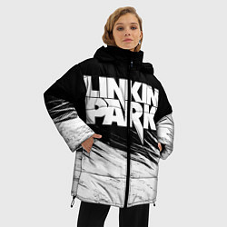 Куртка зимняя женская LINKIN PARK 9, цвет: 3D-черный — фото 2