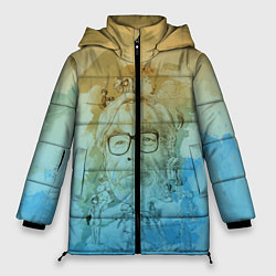 Куртка зимняя женская Hayao Miyazaki, цвет: 3D-черный