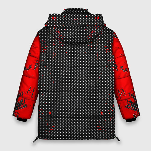 Женская зимняя куртка Аниме / 3D-Красный – фото 2