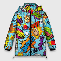 Куртка зимняя женская COMICS ART, цвет: 3D-черный