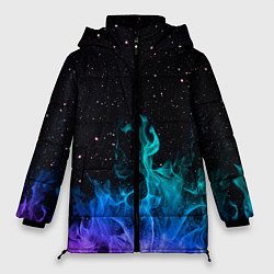 Куртка зимняя женская Перламутровый огонь, цвет: 3D-черный