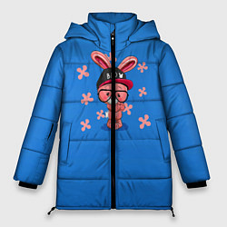 Куртка зимняя женская Милый Заяц, цвет: 3D-черный
