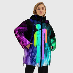 Куртка зимняя женская BILLIE EILISH, цвет: 3D-черный — фото 2